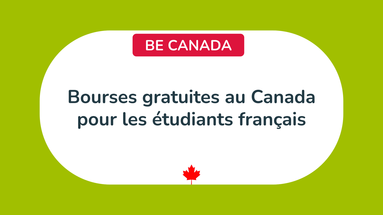 Bourses Gratuites Au Canada Pour Les Tudiants Fran Ais