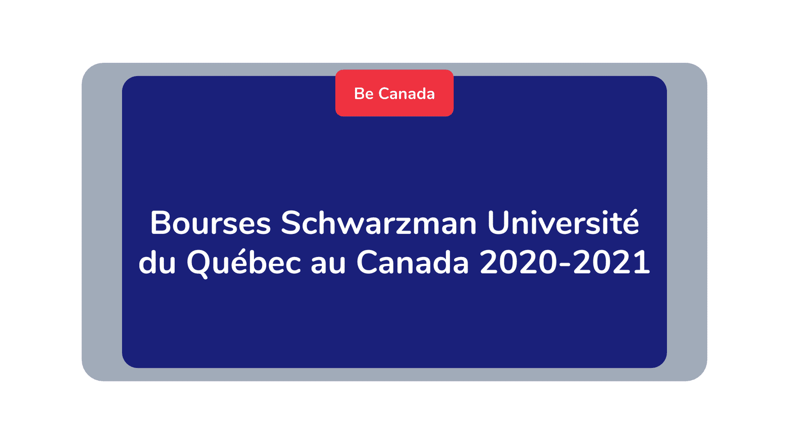 Bourses Schwarzman Université du Québec