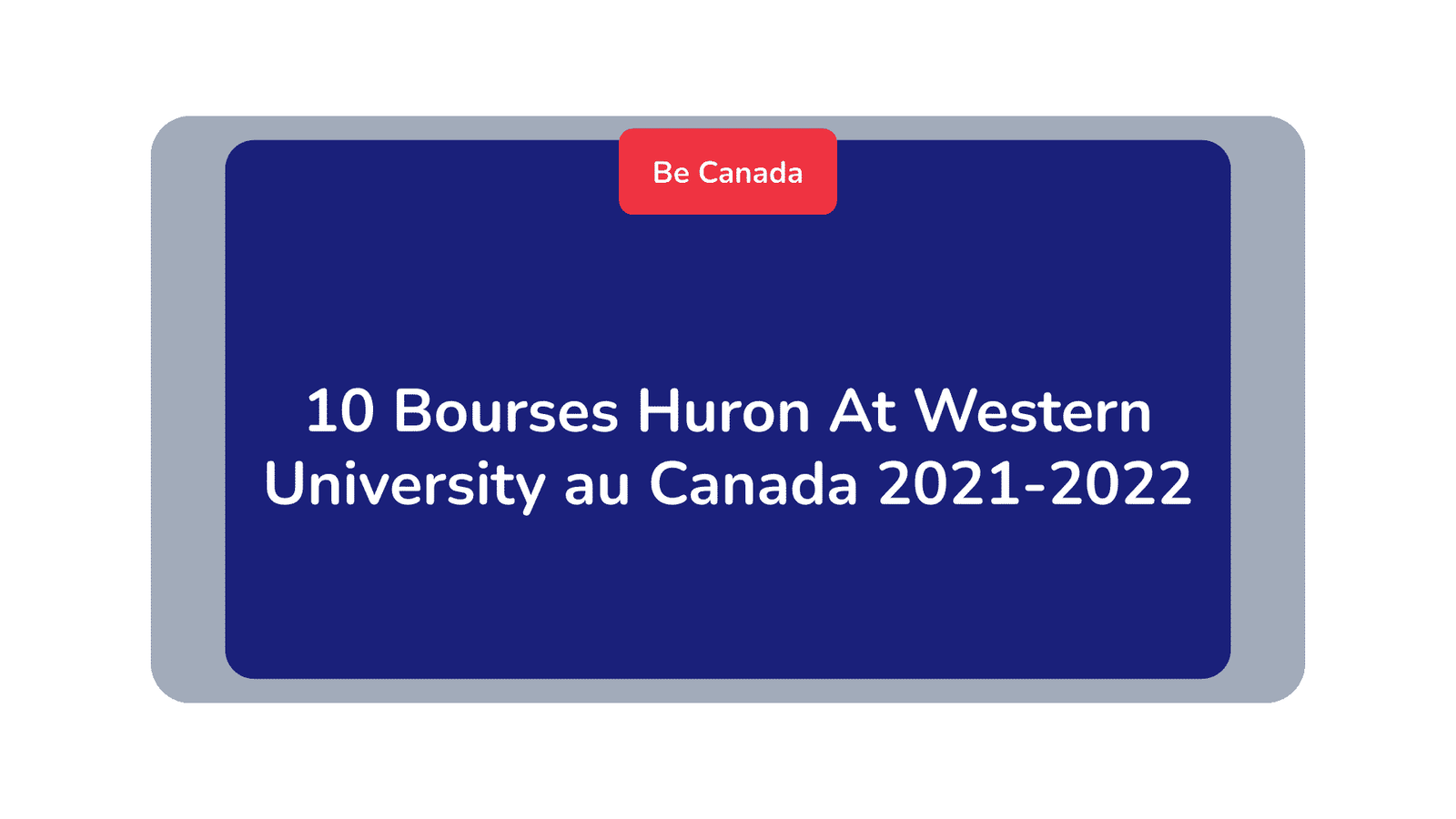 Bourses en Licence Huron At Western University