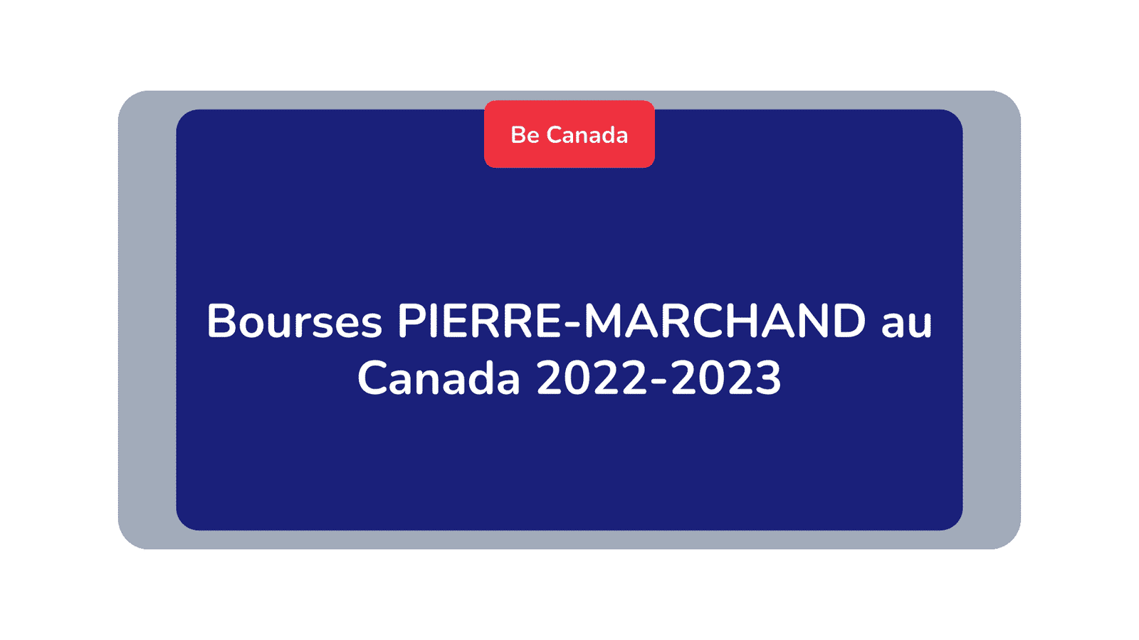 Bourses PIERRE-MARCHAND