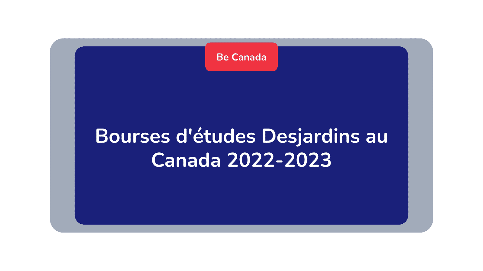 Bourses d'études Desjardins