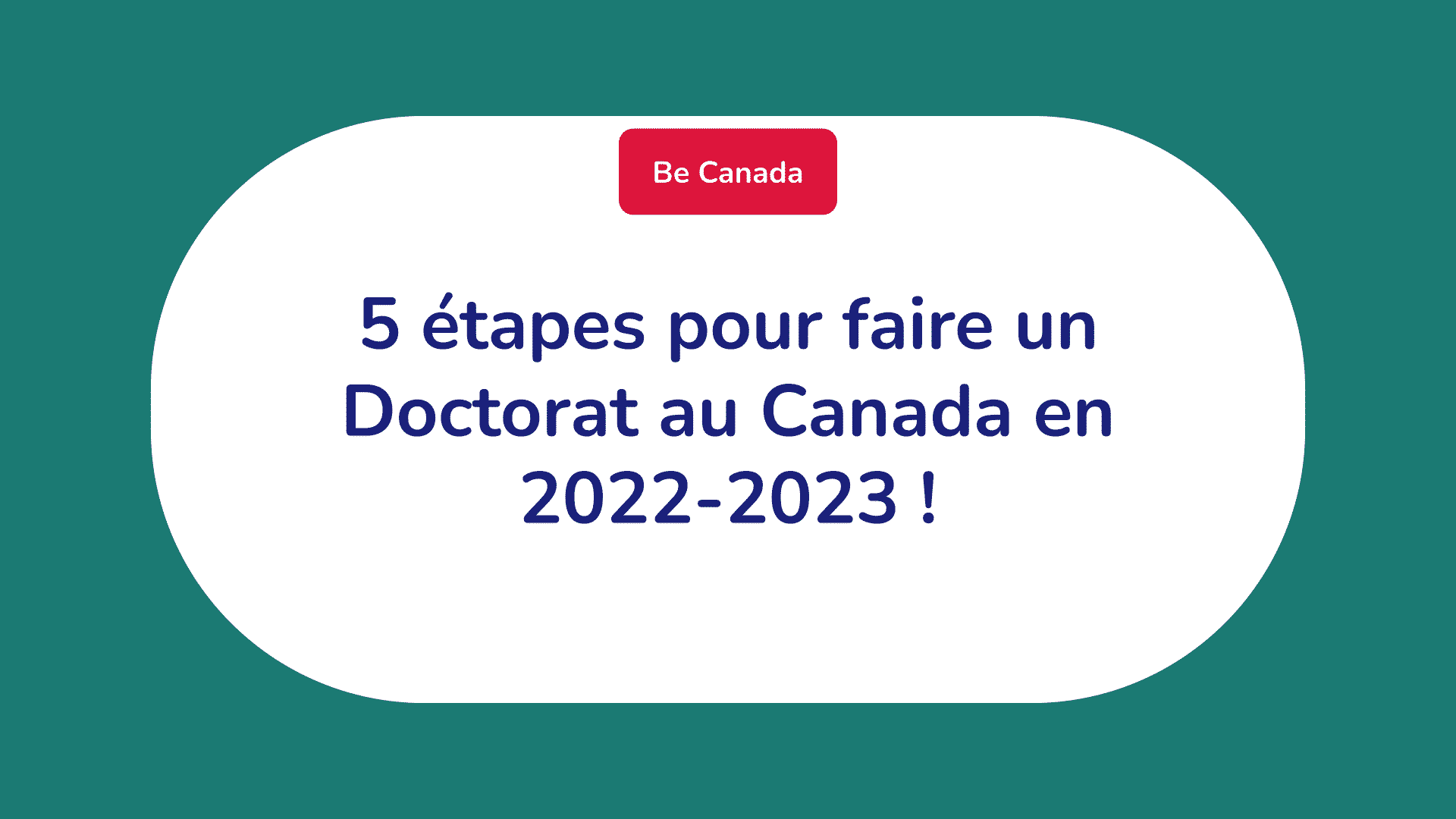 phd au canada