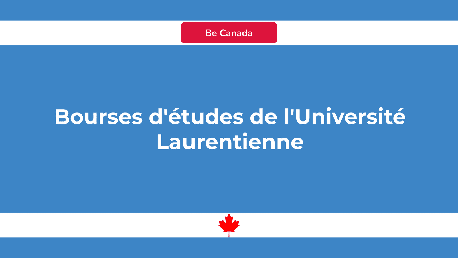 bourses d'études Université Laurentienne