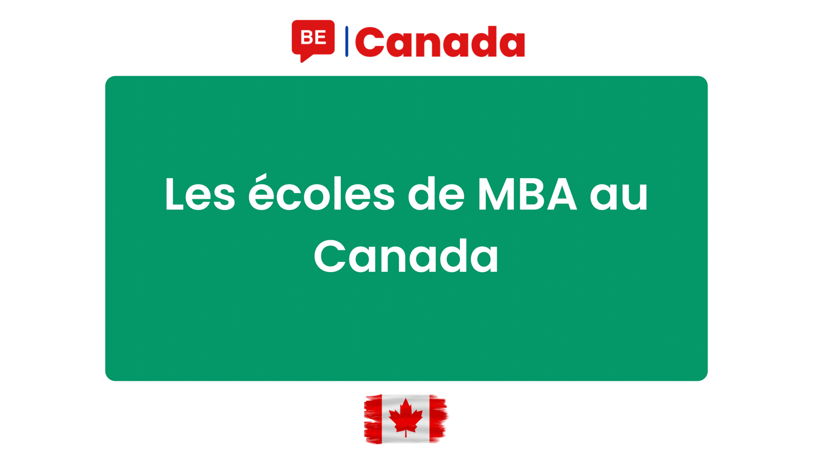 Les écoles de MBA au Canada