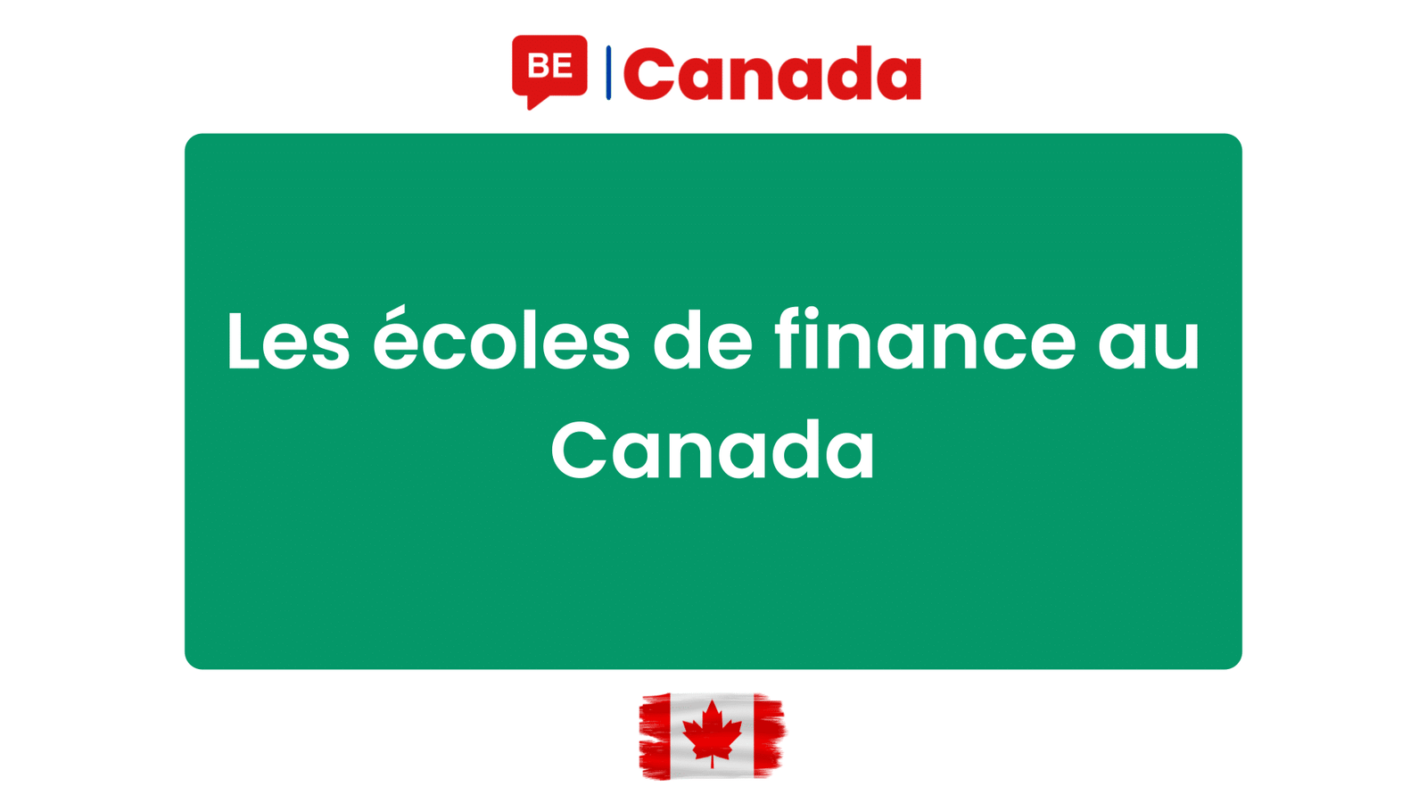 Les écoles de finance au Canada